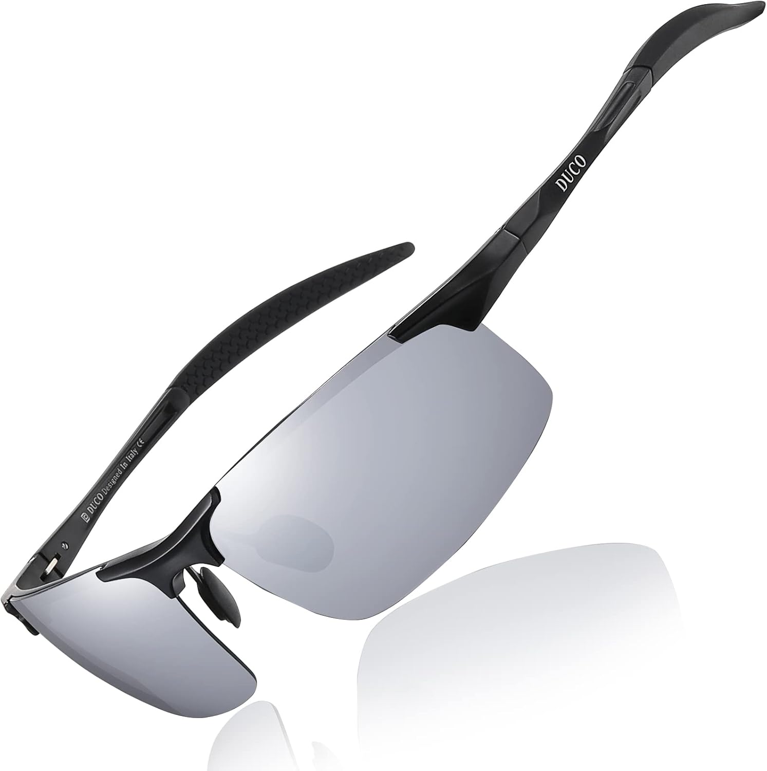 Mens Sports Polarized Sunglasses UV Protection Sunglasses for Men 8177s