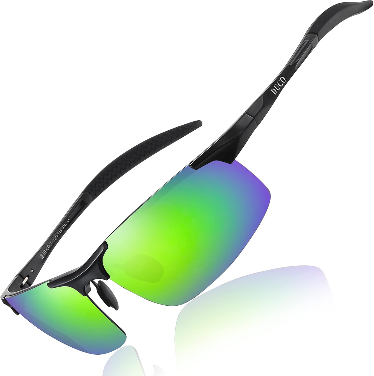 Mens Sports Polarized Sunglasses UV Protection Sunglasses for Men 8177s