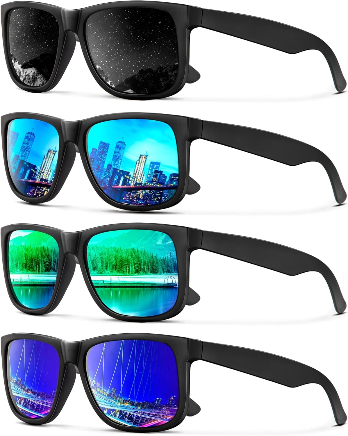 Mens-Sunglasses Polarized Sunglasses Men: Classic Sunglasses for men with UV Protection Driving Fishing Golf