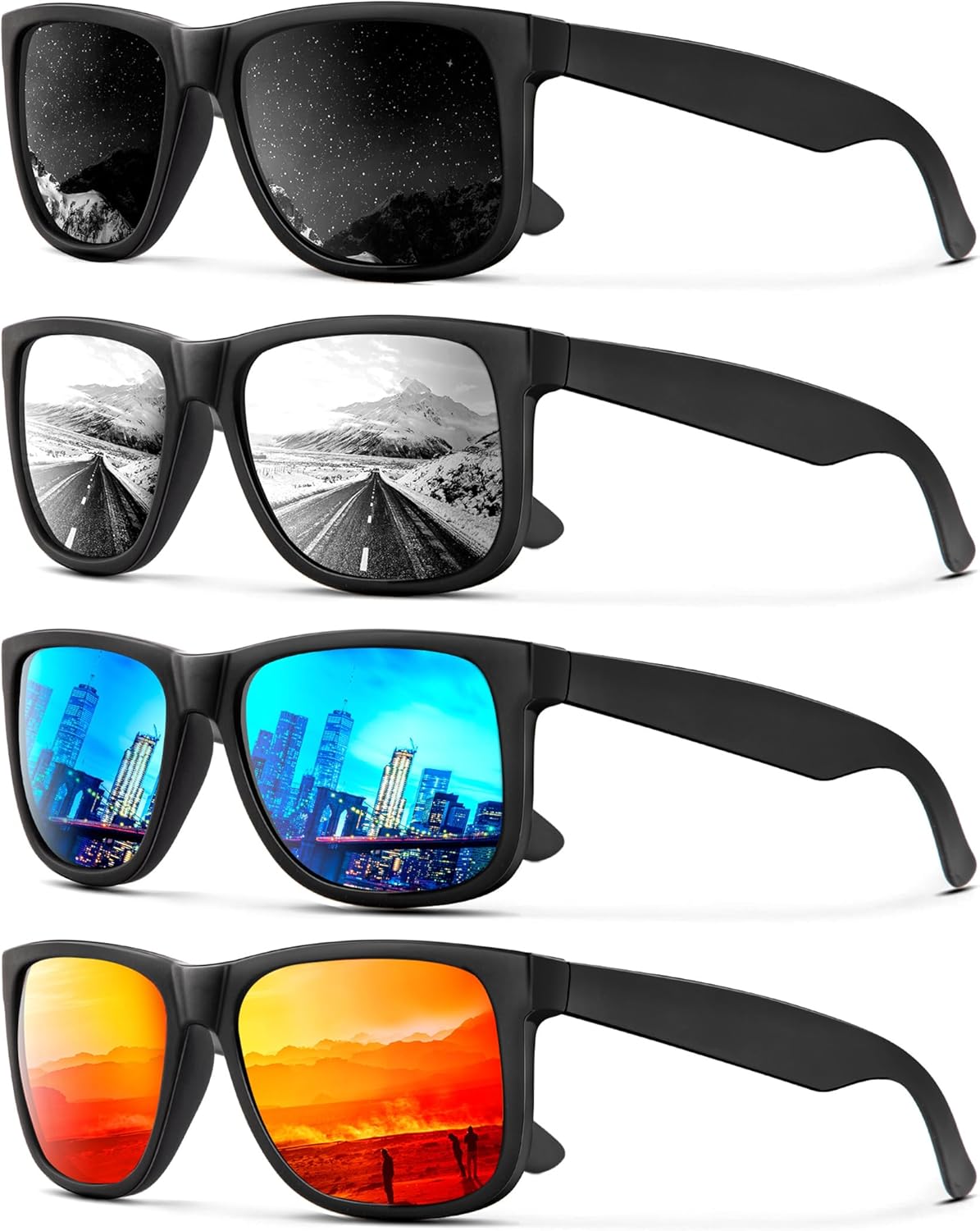 Mens-Sunglasses Polarized Sunglasses Men: Classic Sunglasses for men with UV Protection Driving Fishing Golf
